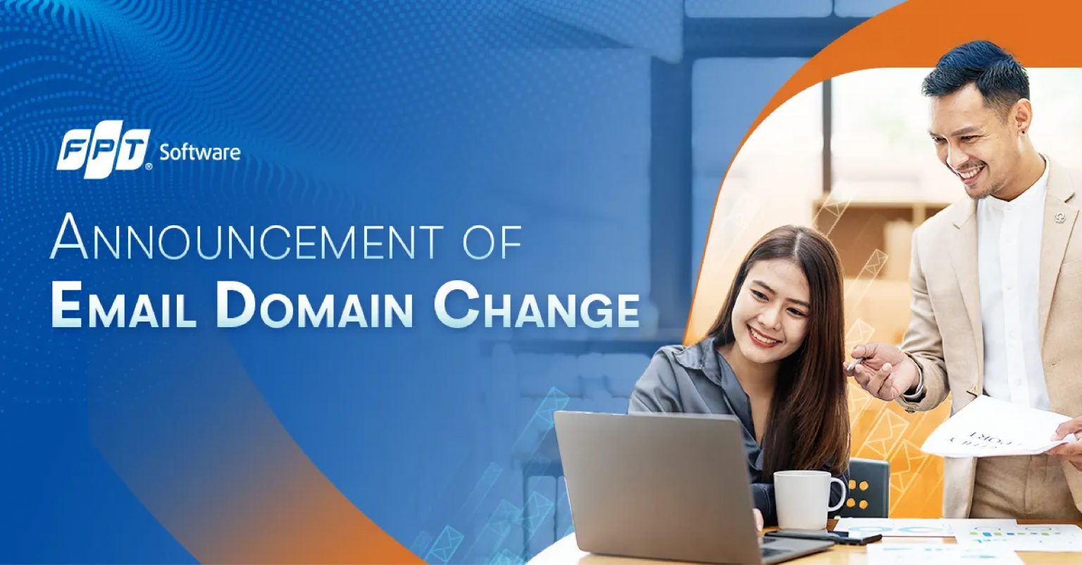 Announcement of email domain change